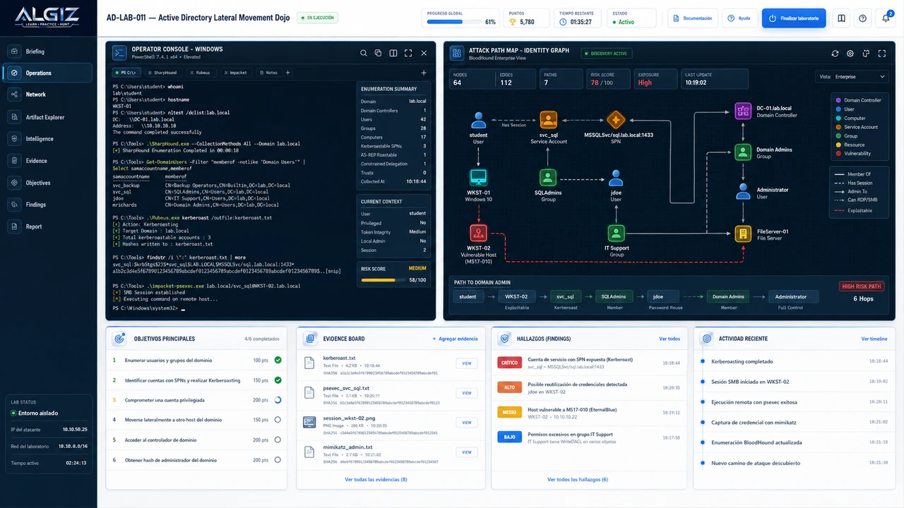 Active Directory Lateral Movement Dojo