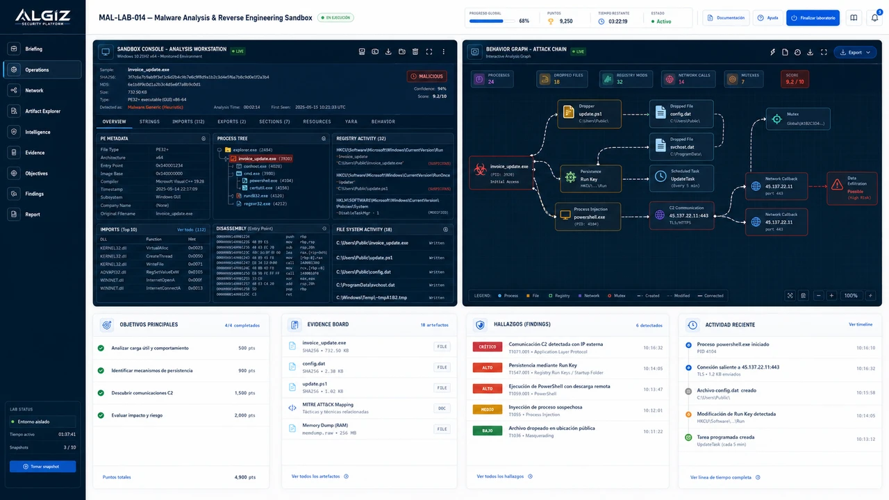 Malware Analysis y Reverse Engineering Sandbox