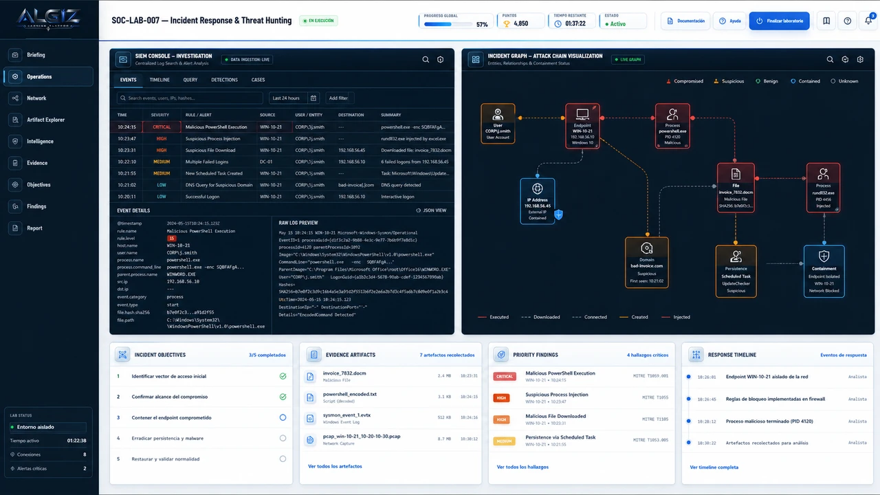 Incident Response y Threat Hunting